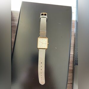 Rosefield watch with grey strap